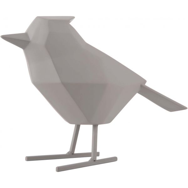 Oiseau en résine mat origami 24cm