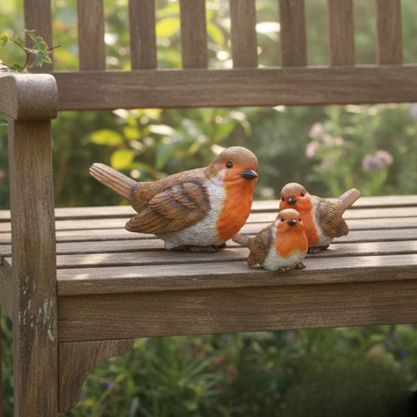 Oiseau rouge-gorge en résine - Farmwood animals