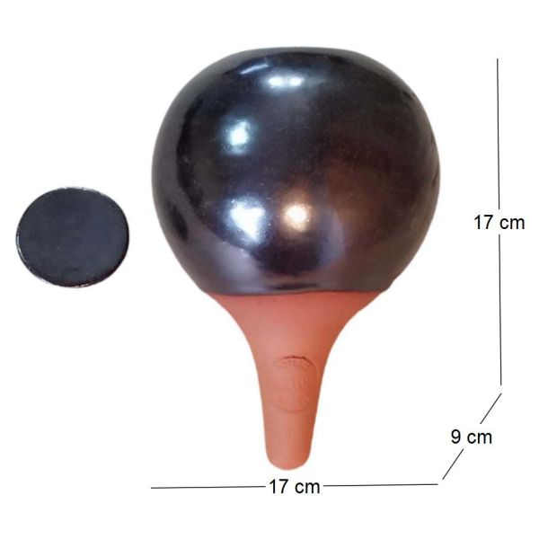 Ollas à planter en argile medium Métallique - 16,68