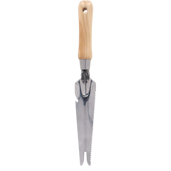 Outil multifonction en acier inoxydable et bois de frêne - GARDEN TOOLS