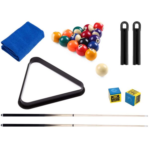 Pack d'accessoires pour billard confort (pour billard 7 feet)