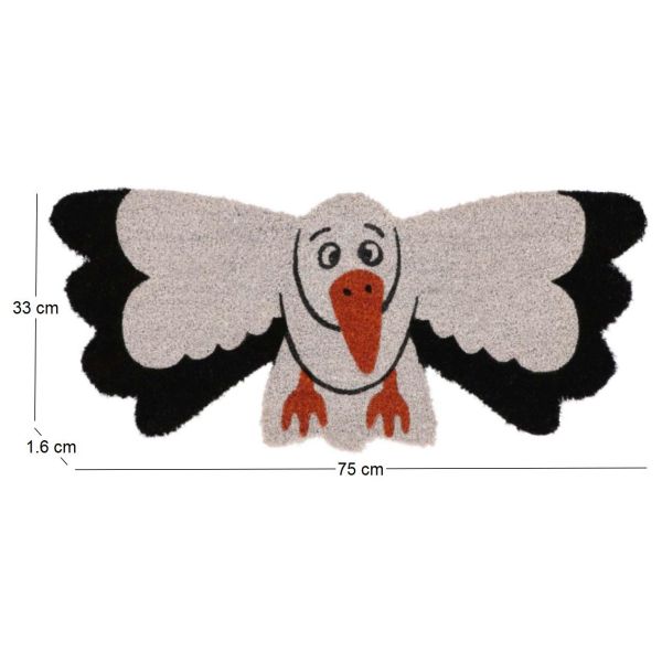 Paillasson animal en fibres de coco intérieur extérieur - 6,93