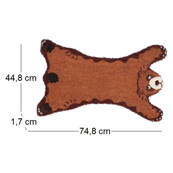 Paillasson animal en fibres de coco intérieur extérieur - ESS-1383