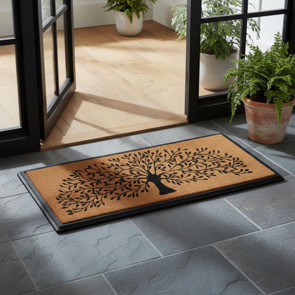 Paillasson arbre en coco et latex - AUBRY GASPARD