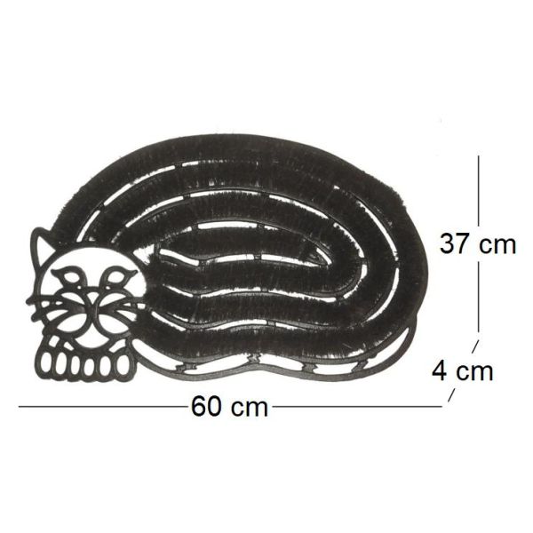 Paillasson chat fonte et coco - AUB-1029