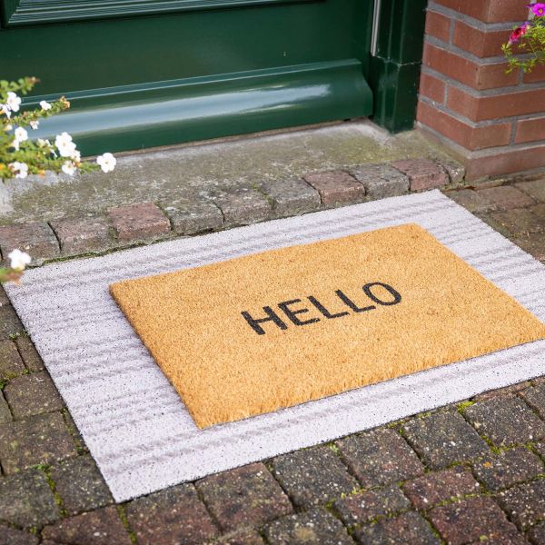 Paillasson en coco et PVC 60 x 40 cm - 6