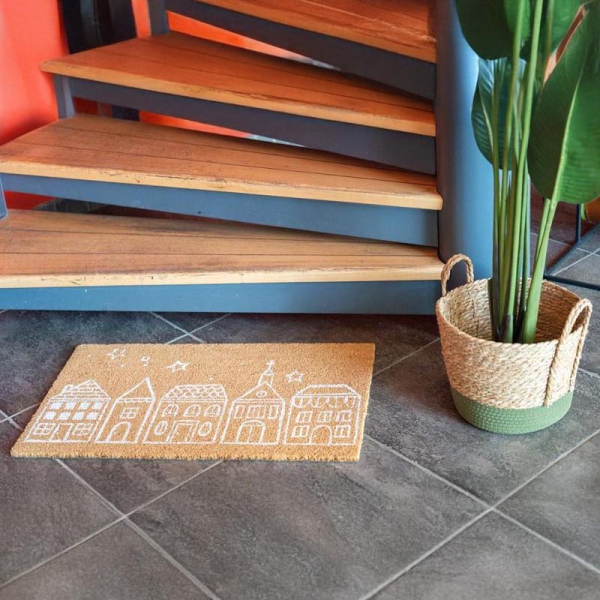 Paillasson coco intérieur extérieur 75 x 45 cm - AUBRY GASPARD