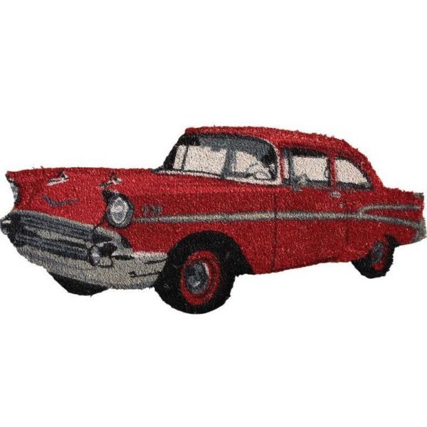 Paillasson original en forme de voiture