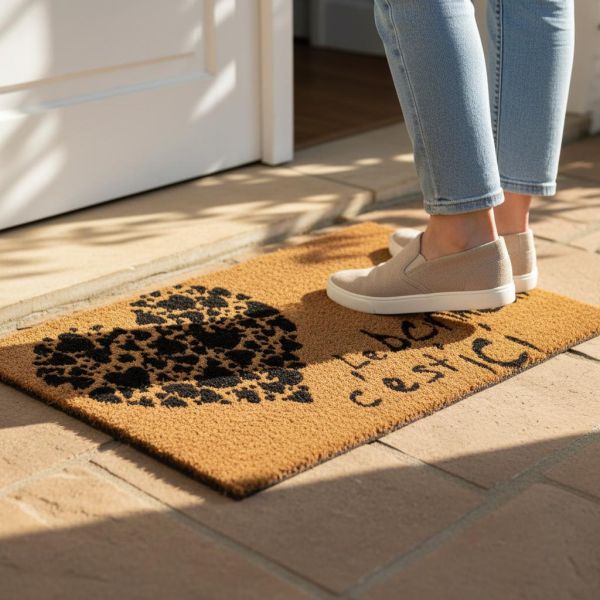 Paillasson en fibre de coco 60 x 40 cmi - AUBRY GASPARD