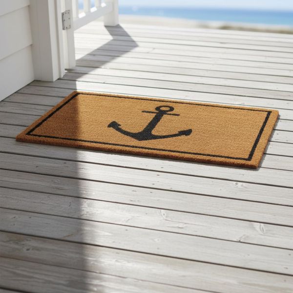 Paillasson en fibres de coco 70 x 40 cm - BATELA