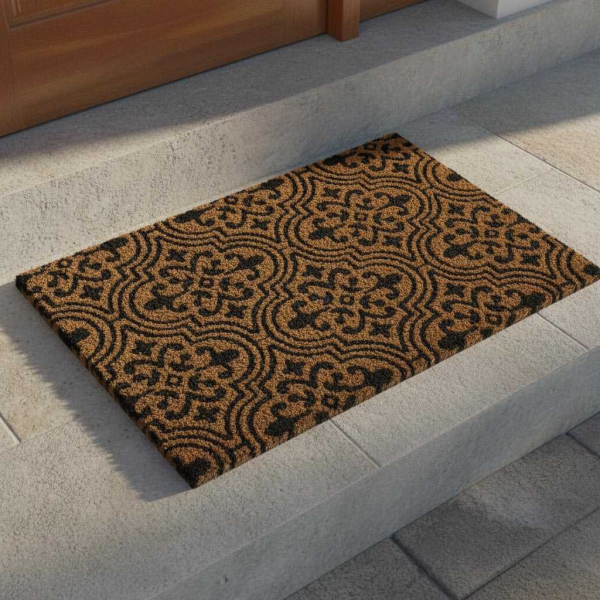Paillasson en fibres de coco Arabesques 60 x 40 cm modèle aléatoire - 5