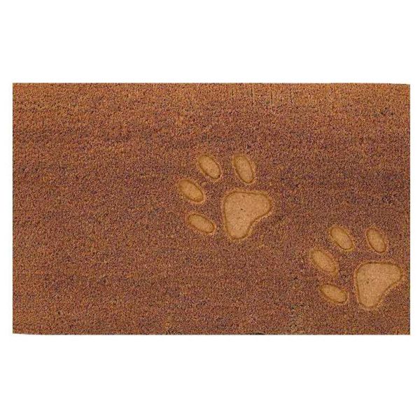 Paillasson en fibres de coco 60 x 40 cm Paw (Lot de 2) - 19,90