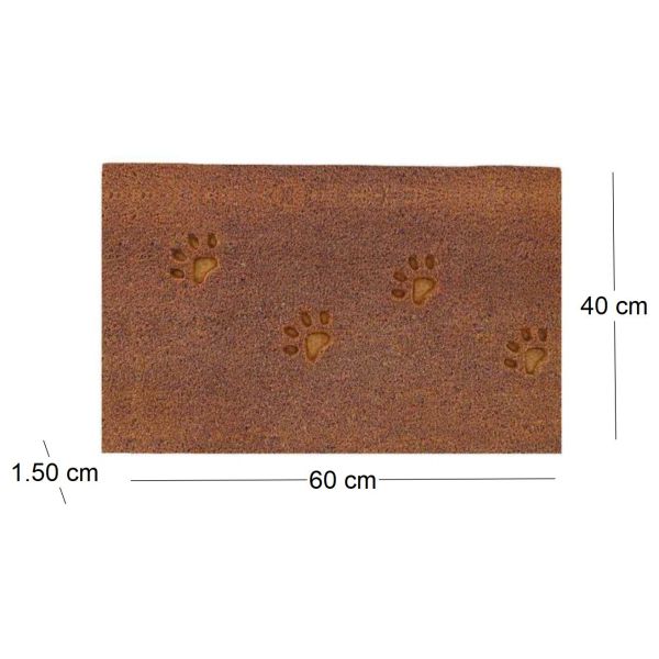 Paillasson en fibres de coco 60 x 40 cm Paw (Lot de 2) - 5
