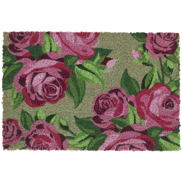 Paillasson en fibres de coco Roses