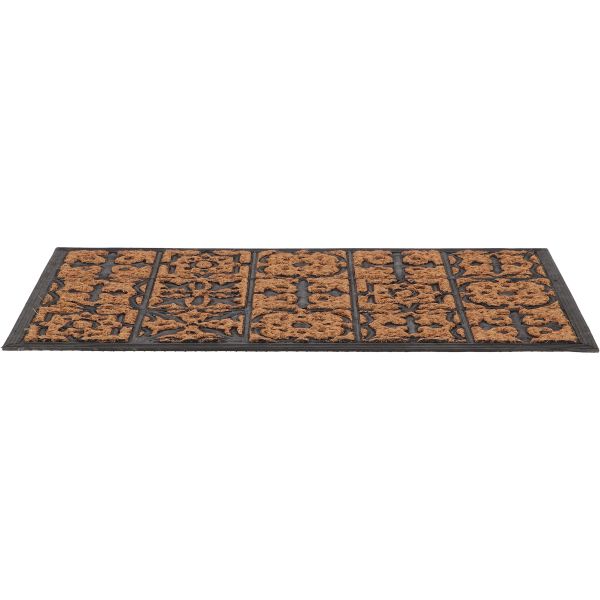 Paillasson en fibres de coco et caoutchouc avec motifs 75 x 45 cm - ESS-1512