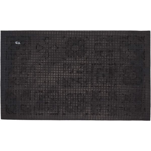 Paillasson en fibres de coco et caoutchouc avec motifs 75 x 45 cm - ESS-1512