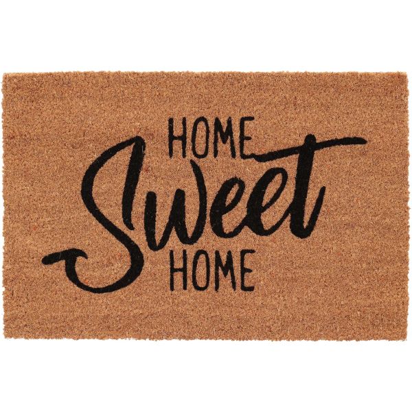 Paillasson en fibres de coco avec inscription  60 x 40 cm