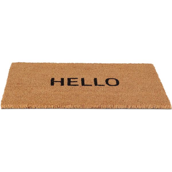 Paillasson en coco et PVC 60 x 40 cm - 11,90