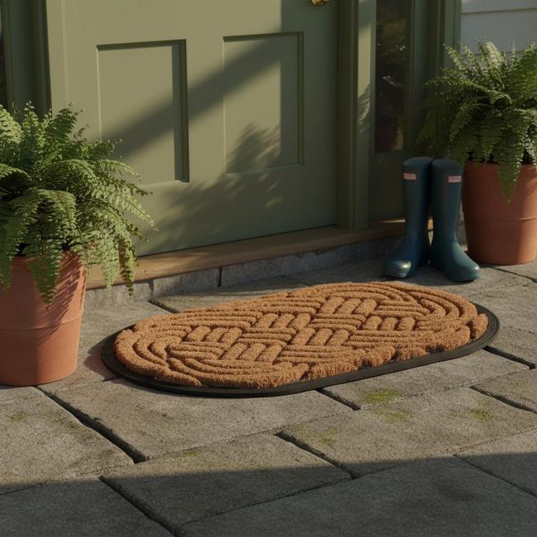 Paillasson en fibres de coco tissé et caoutchouc - BEST FOR BOOTS