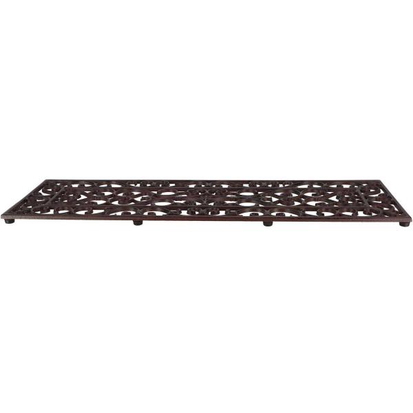 Paillasson en fonte rectangulaire Rosace - BEST FOR BOOTS