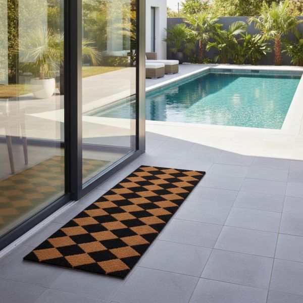 Paillasson grande taille en coco 120 x 40 cm - AUBRY GASPARD