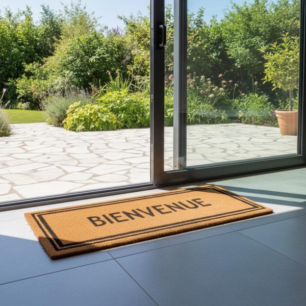 Paillasson grande taille en coco 120 x 40 cm - AUBRY GASPARD