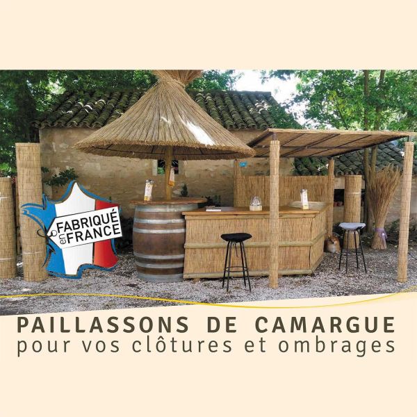 Paillasson en roseau pour clôture 1.5 x 4 m - SOP-0160