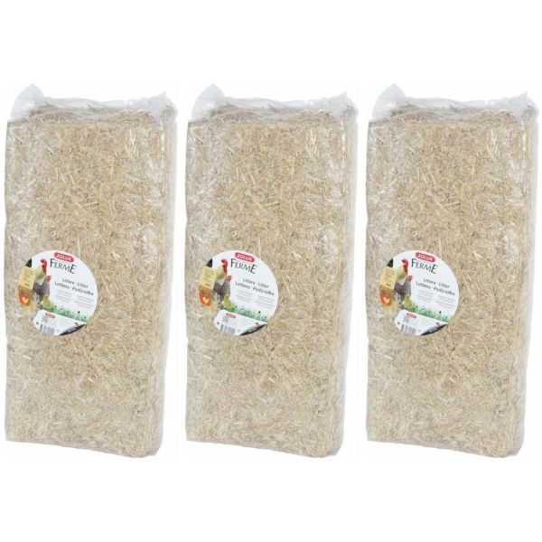 Paille naturelle pour litière 240 litres