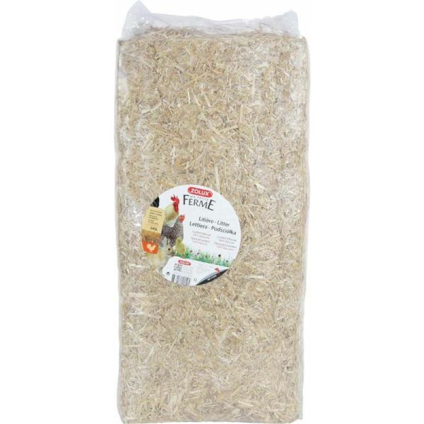 Paille naturelle pour litière 240 litres - ZOL-2224