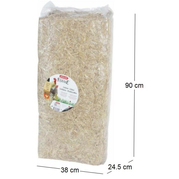 Paille naturelle pour litière 240 litres - ZOL-1510
