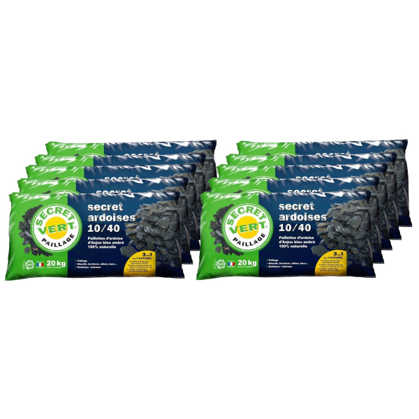 Paillis d'ardoises bleu noir - SEC-0207