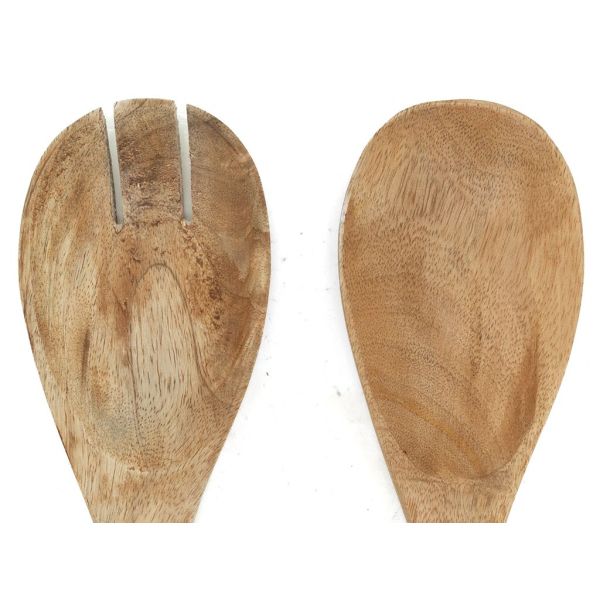 Paire de couverts en manguier  Citron - 14,90
