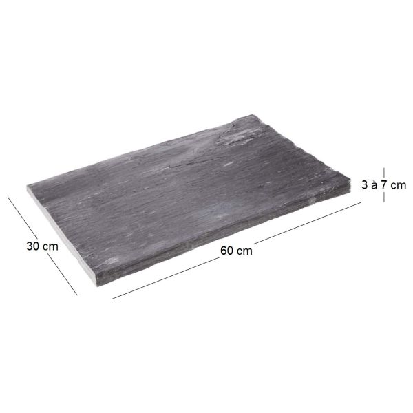 Palis de schiste ton ardoise - SEC-0142