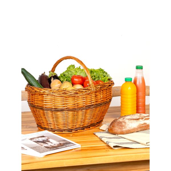Panier Lucette en osier buff - AUBRY GASPARD