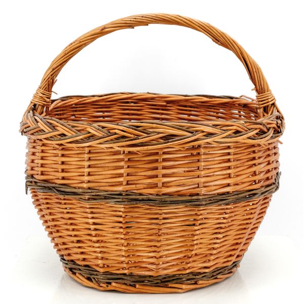 Panier Lucette en osier buff - 29,90