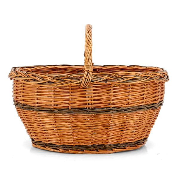 Panier Lucette en osier buff - AUB-6246