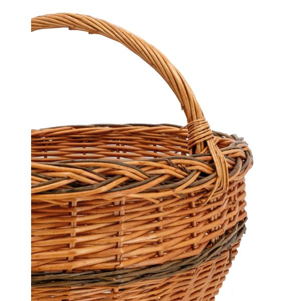 Panier Lucette en osier buff - 5