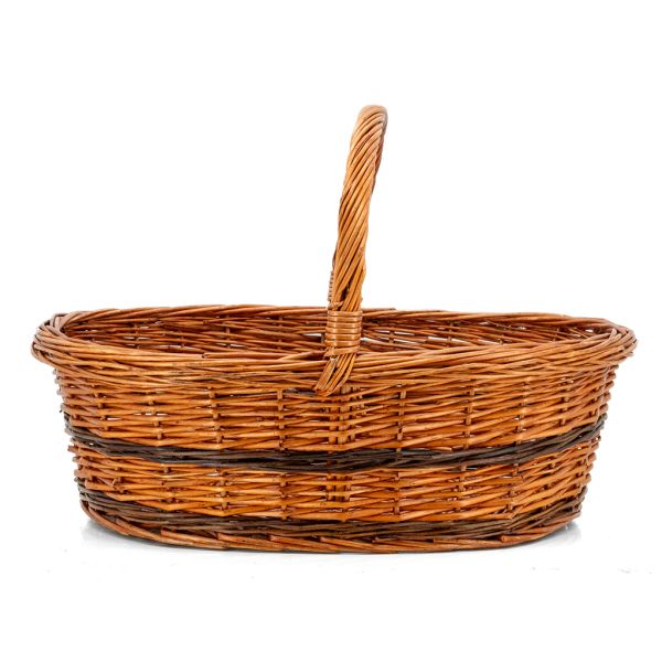 Panier Lucette en osier buff - AUB-6212