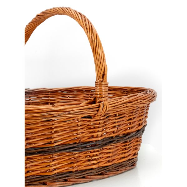 Panier Lucette en osier buff - 5
