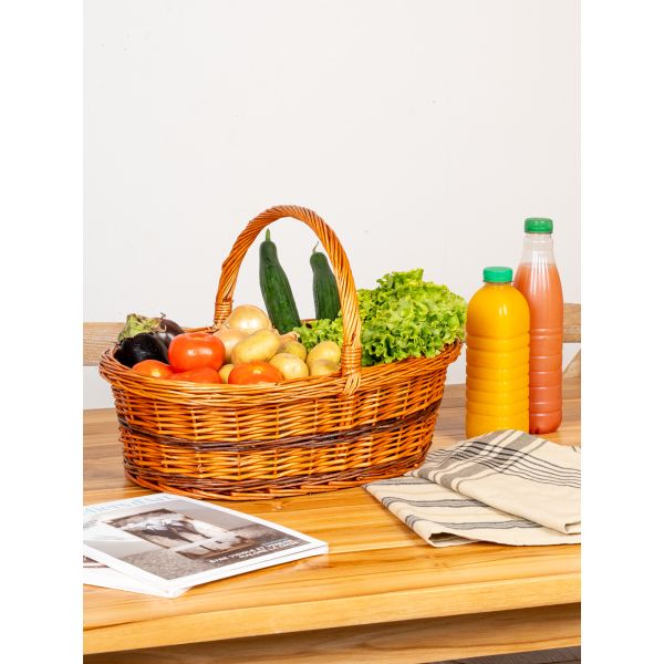 Panier Lucette en osier buff - AUBRY GASPARD