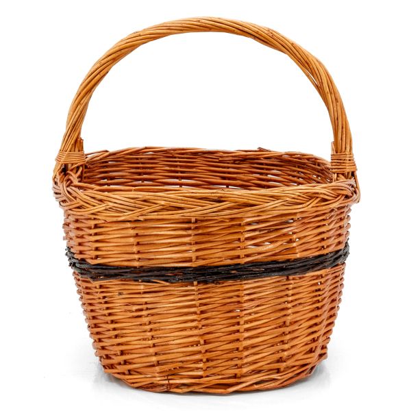 Panier Lucette en osier buff - 5