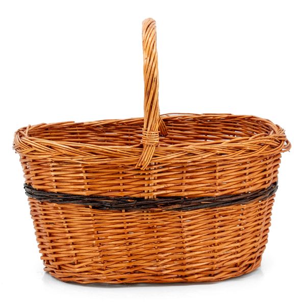 Panier Lucette en osier buff - 24,90