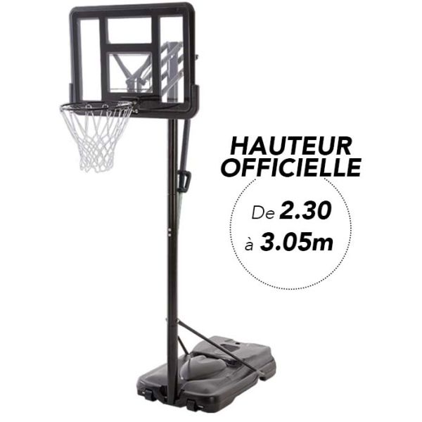 Panier de basket 2.30 m à 3.05 m Professional Dunk - 