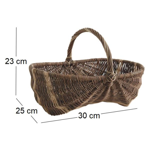 Panier bourguignon en osier - AUB-6552