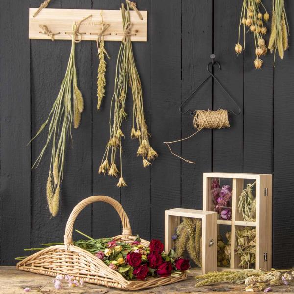 Panier en branche de saule pour fleurs et herbes - ESSCHERTS GARDEN