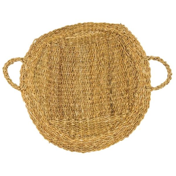 Panier à buche jonc et métal - 29,90