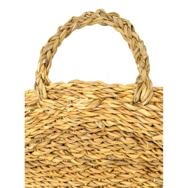Panier à buche jonc et métal - 5