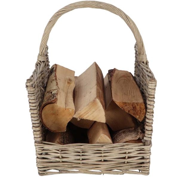 Panier à bûches en branches de saule - 5