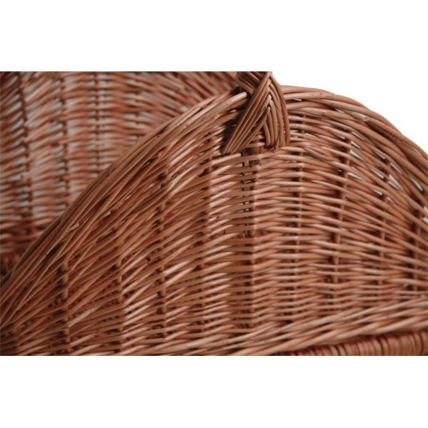 Panier à bûches en osier buff - AUBRY GASPARD