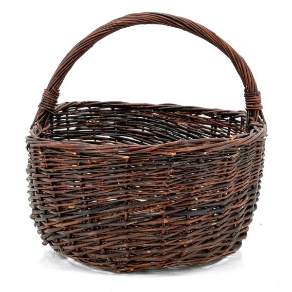Panier à champignons en osier brut - AUB-0975